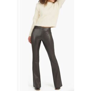SPANX Faux Leather Flare Leg Pull-On Pants